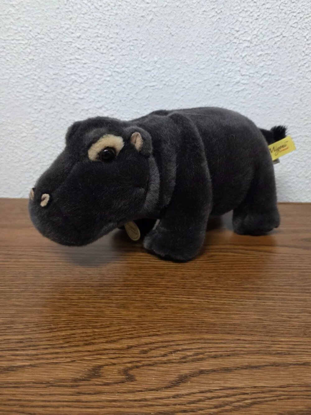 Plush Miyoni Hippo 10" x 5" Stuffed Animal
